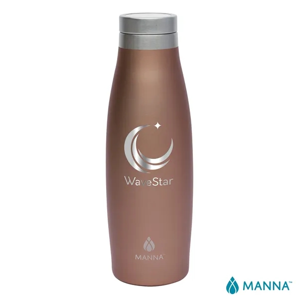 2.75" x 9.31" x 2.75" Manna Oasis 18 oz. bottle with... from ASI 67866 Logomark/Valumark