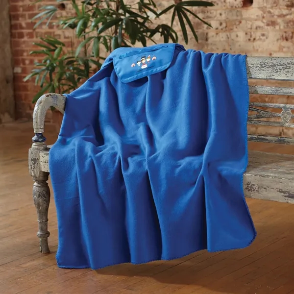 45" x 63" polyester fleece blanket with hook and loop closure... from ASI 68507 The Magnet Group / Perfect Line