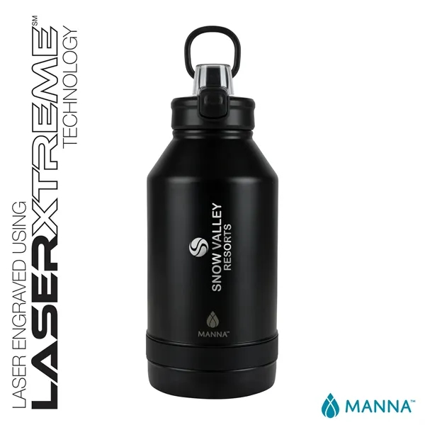 Manna™ Push 64 oz. Double Wall Stainless Steel Jug... from ASI 67866 Logomark/Valumark