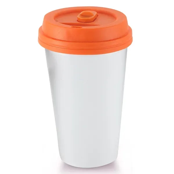 Gift set with a 16 ounce plastic coffee tumbler with silicone... from ASI 57800 Gordon Sinclair / Gordon Sinclair®