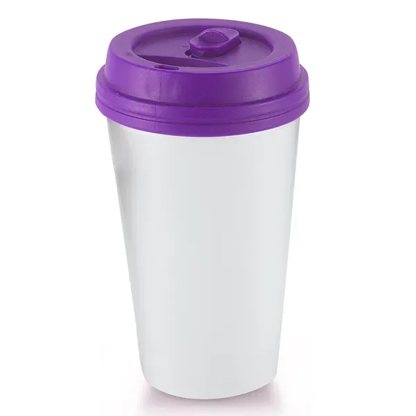 Gift set with a 16 ounce plastic coffee tumbler with silicone... from ASI 57800 Gordon Sinclair / Gordon Sinclair®