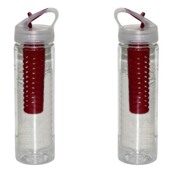 Flavor mate sport bottle with fruit infuser, screw-on sip-top lid, and... from ASI 68507 The Magnet Group / Perfect Line