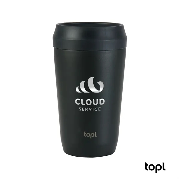 TOPL® 12 oz. Double Wall, Recycled Stainless Steel 360deg...... from ASI 67866 Logomark/Valumark