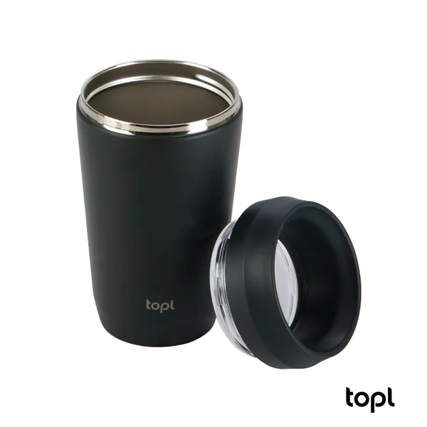 TOPL® 12 oz. Double Wall, Recycled Stainless Steel 360deg...... from ASI 67866 Logomark/Valumark
