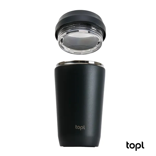 TOPL® 12 oz. Double Wall, Recycled Stainless Steel 360deg...... from ASI 67866 Logomark/Valumark