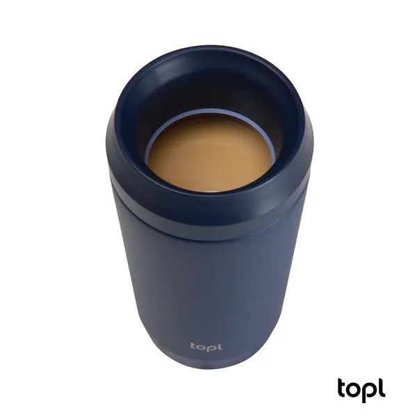 TOPL® 12 oz. Double Wall, Recycled Stainless Steel 360deg...... from ASI 67866 Logomark/Valumark
