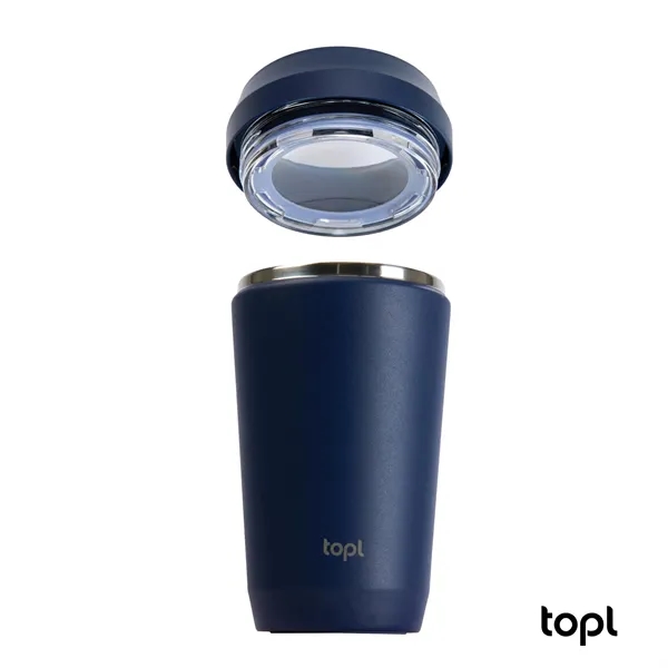 TOPL® 12 oz. Double Wall, Recycled Stainless Steel 360deg...... from ASI 67866 Logomark/Valumark