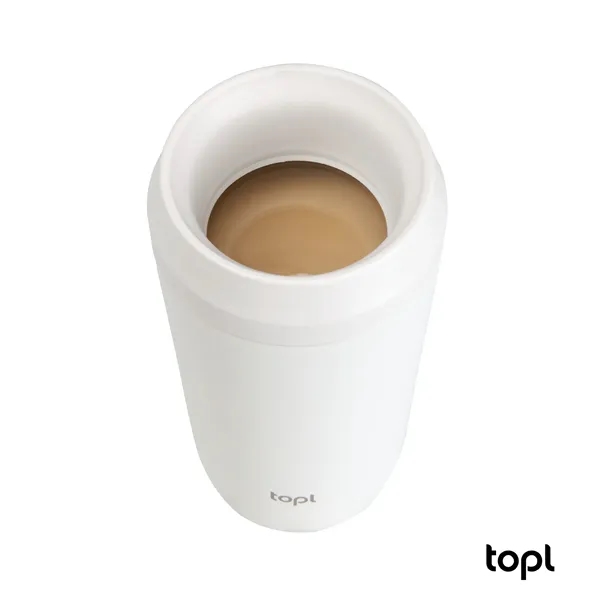 TOPL® 12 oz. Double Wall, Recycled Stainless Steel 360deg...... from ASI 67866 Logomark/Valumark