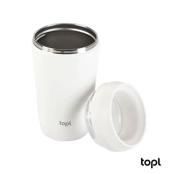TOPL® 12 oz. Double Wall, Recycled Stainless Steel 360deg...... from ASI 67866 Logomark/Valumark