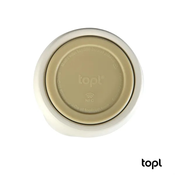 TOPL® 12 oz. Double Wall, Recycled Stainless Steel 360deg...... from ASI 67866 Logomark/Valumark