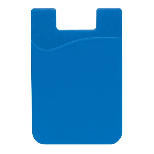 0.12" x 3.38" x 2.25" silicone cellphone wallet with adhesive back... from ASI 67866 Logomark/Valumark / Valumark™
