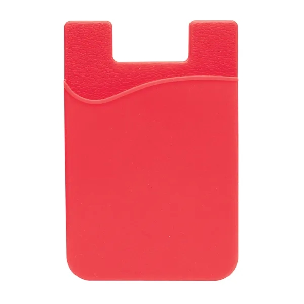 0.12" x 3.38" x 2.25" silicone cellphone wallet with adhesive back... from ASI 67866 Logomark/Valumark / Valumark™