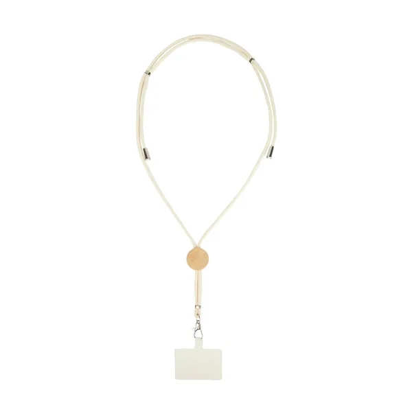 Wheaton Cotton & Bamboo Phone Lanyard... from ASI 67866 Logomark/Valumark