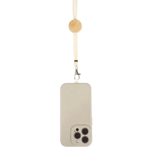 Wheaton Cotton & Bamboo Phone Lanyard... from ASI 67866 Logomark/Valumark
