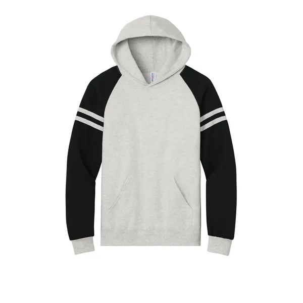 Jerzees Unisex NuBlend Varsity Colorblock Hooded Sweatshirt... from ASI 84863 SanMar