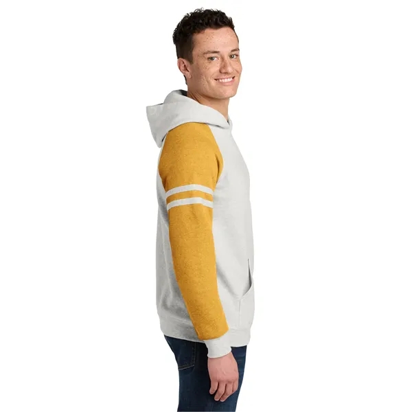 Jerzees Unisex NuBlend Varsity Colorblock Hooded Sweatshirt... from ASI 84863 SanMar
