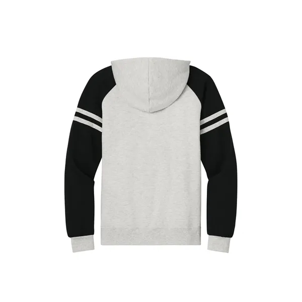 Jerzees Unisex NuBlend Varsity Colorblock Hooded Sweatshirt... from ASI 84863 SanMar