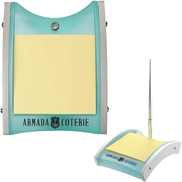 Oceanus Series Memo Pad and Pen Holder... from ASI 67866 Logomark/Valumark