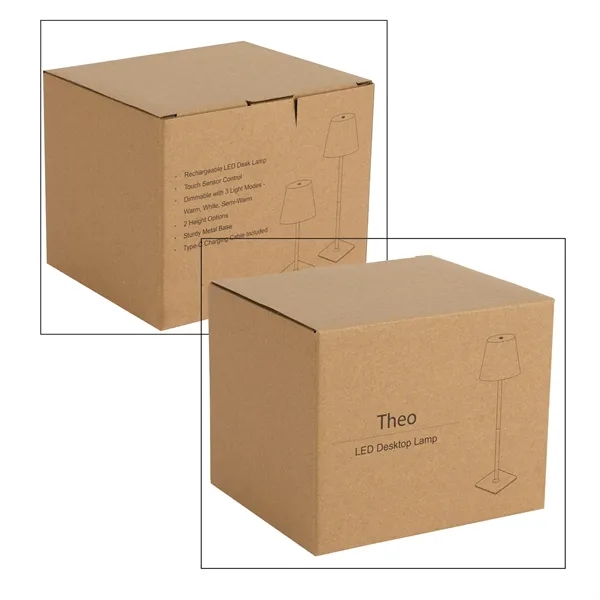 Theo LED Rechargeable Desk Lamp... from ASI 67866 Logomark/Valumark