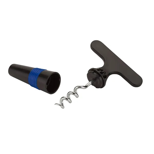 0.88" x 3.5" x 2.5" Pica ABS plastic and metal corkscrew... from ASI 67866 Logomark/Valumark / Valumark™