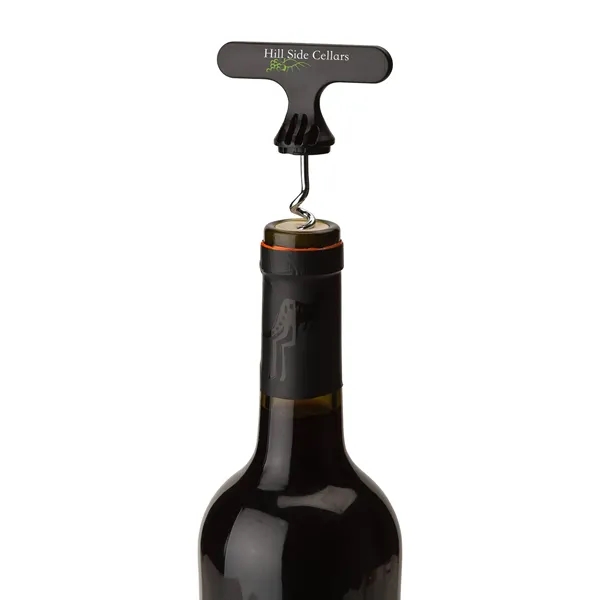 0.88" x 3.5" x 2.5" Pica ABS plastic and metal corkscrew... from ASI 67866 Logomark/Valumark / Valumark™