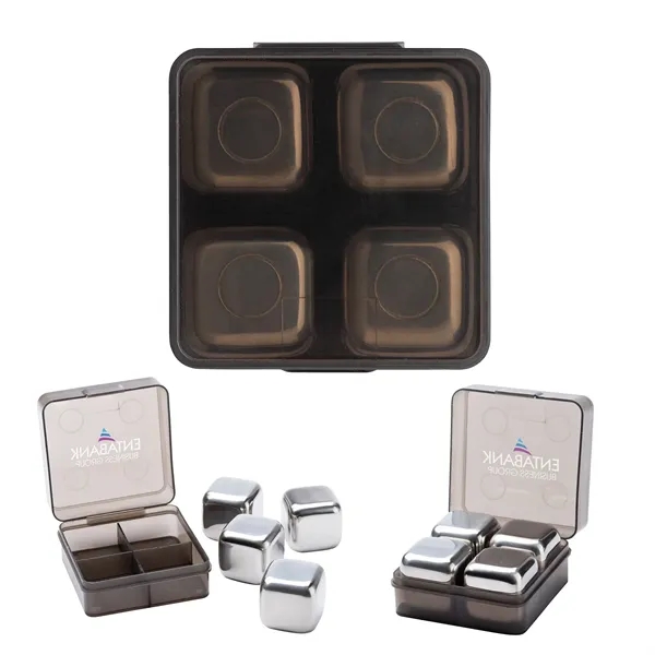Aces 4-Piece Ice Cube Set... from ASI 67866 Logomark/Valumark
