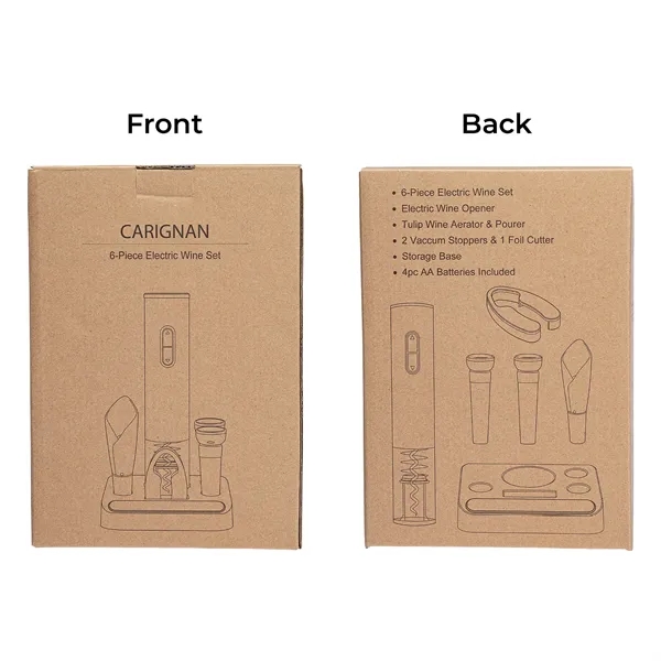 Carignan 6-Piece Electric Wine Set... from ASI 67866 Logomark/Valumark