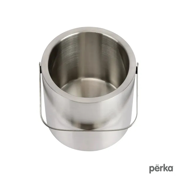 Perka® Quinton 1.3L Double Wall, Stainless Steel Ice Bucket... from ASI 67866 Logomark/Valumark