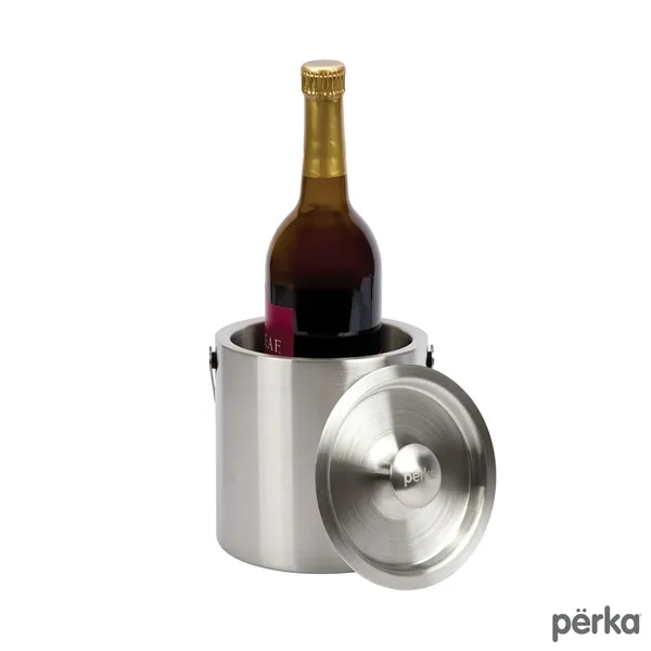 Perka® Quinton 1.3L Double Wall, Stainless Steel Ice Bucket... from ASI 67866 Logomark/Valumark