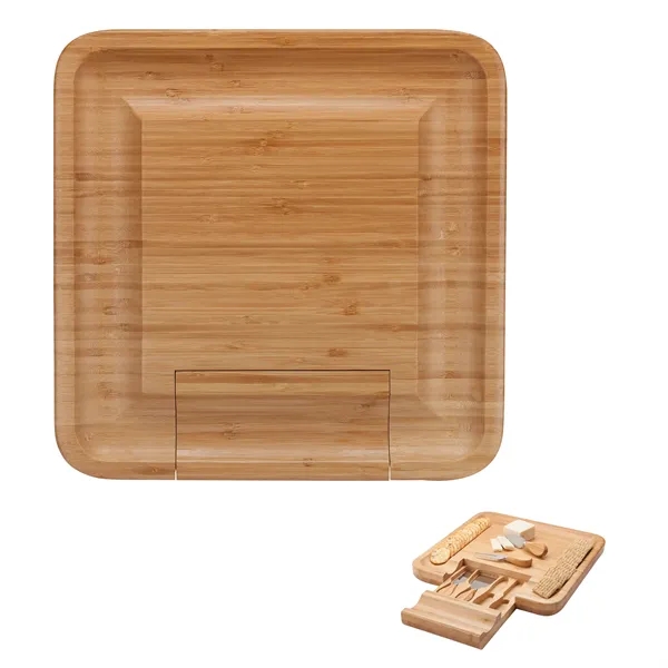 Lorenzi 4 Piece Bamboo Cheese Tray... from ASI 67866 Logomark/Valumark
