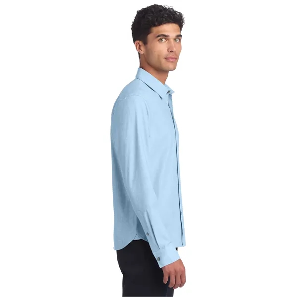 Coming In Spring MERCER+METTLE Long Sleeve Stretch Woven ...... from ASI 84863 SanMar