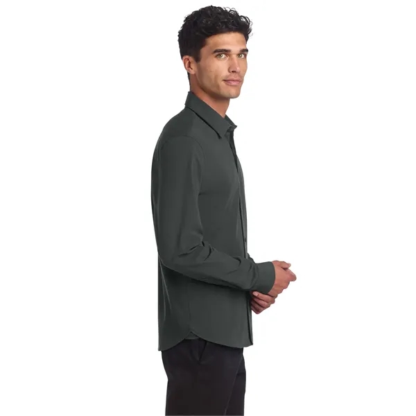 Coming In Spring MERCER+METTLE Long Sleeve Stretch Woven ...... from ASI 84863 SanMar