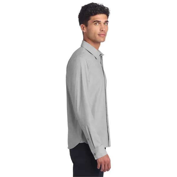 Coming In Spring MERCER+METTLE Long Sleeve Stretch Woven ...... from ASI 84863 SanMar