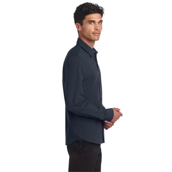 Coming In Spring MERCER+METTLE Long Sleeve Stretch Woven ...... from ASI 84863 SanMar