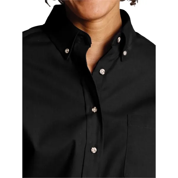 Edwards - Women's One-Pocket Poplin-Long Sleeve... from ASI 86018 Scrub Authority / Uniform Stores