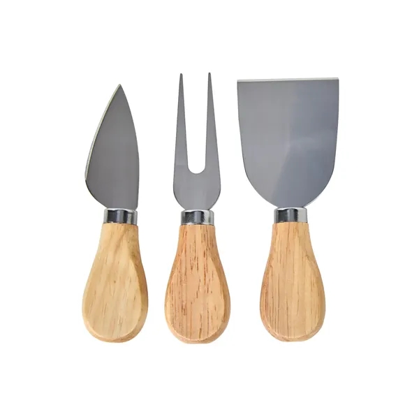 Morrissey 4-Piece Bamboo Cheese Set... from ASI 67866 Logomark/Valumark