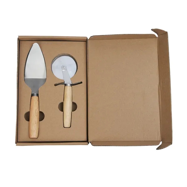 Napoletana 2pc Pizza Tool Set... from ASI 67866 Logomark/Valumark