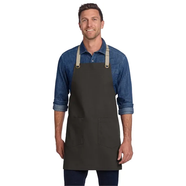 Port Authority Canvas Full-Length Two-Pocket Apron... from ASI 84863 SanMar