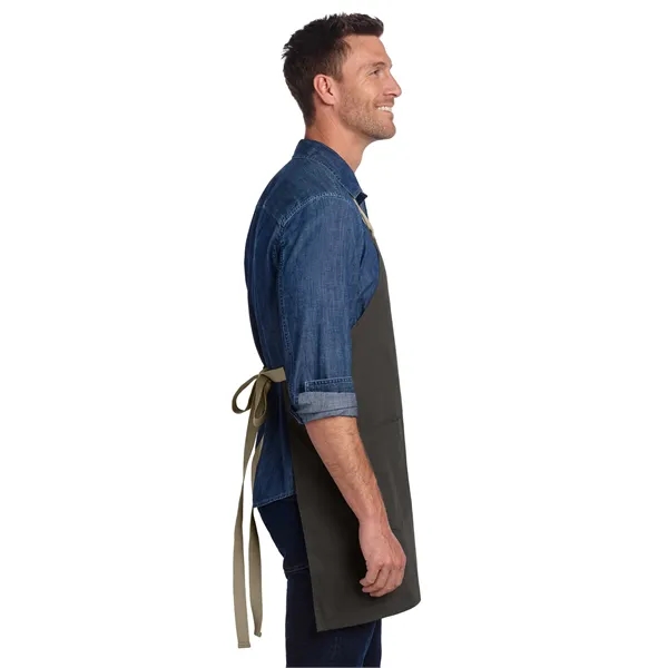 Port Authority Canvas Full-Length Two-Pocket Apron... from ASI 84863 SanMar