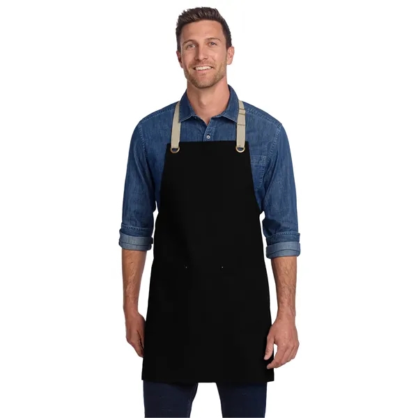 Port Authority Canvas Full-Length Two-Pocket Apron... from ASI 84863 SanMar
