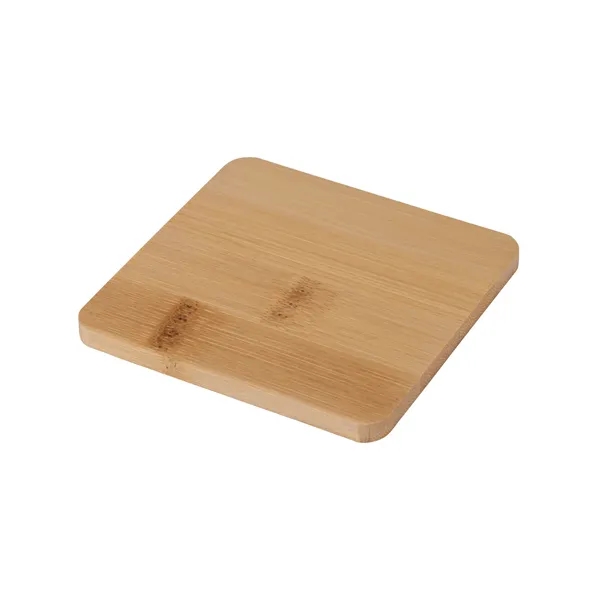 Brandon Single Bamboo Coaster... from ASI 67866 Logomark/Valumark