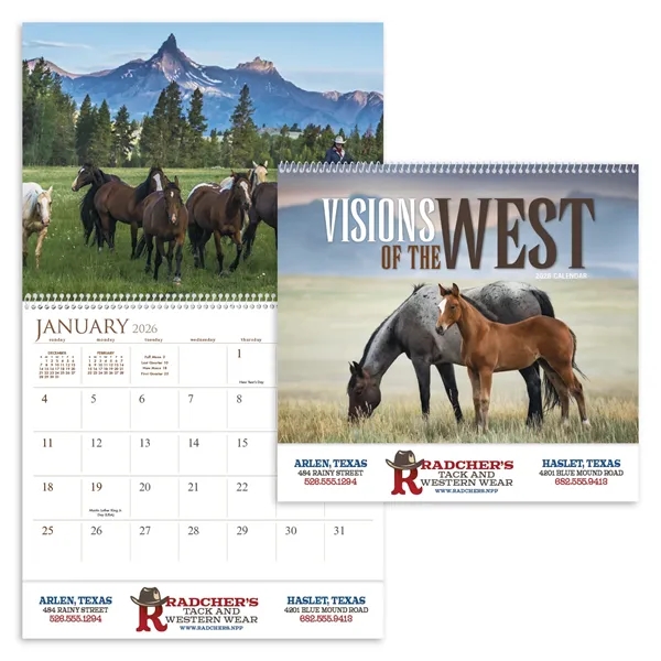 Visions of the West... from ASI 40480 Koozie Group / Norwood Triumph Calendar