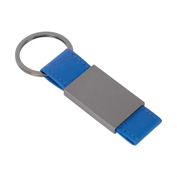 Boyd Aluminum & Leatherette Keyring... from ASI 67866 Logomark/Valumark