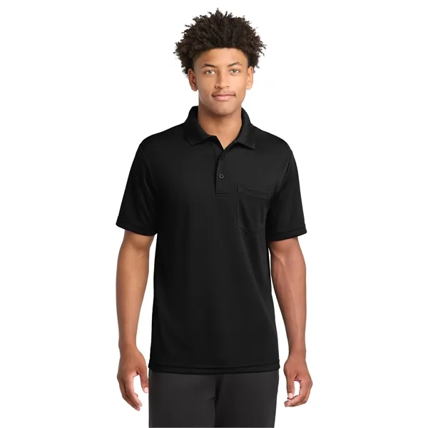 Sport-Tek PosiCharge RacerMesh Pocket Polo.... from ASI 84863 SanMar