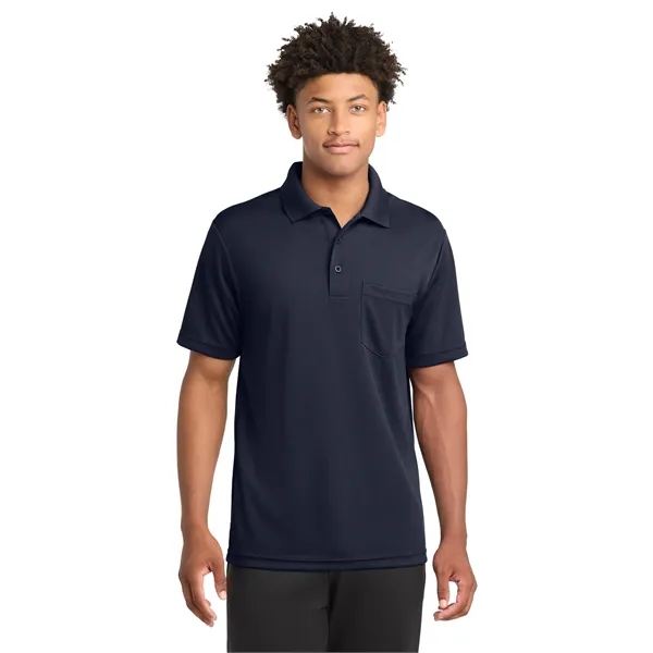 Sport-Tek PosiCharge RacerMesh Pocket Polo.... from ASI 84863 SanMar