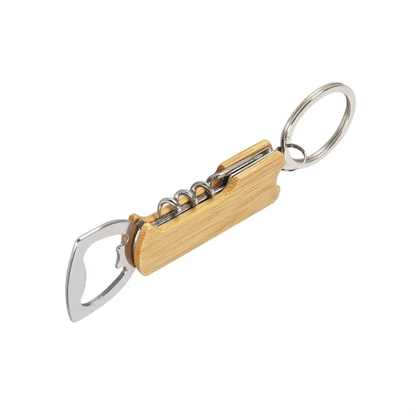 Riesling Bamboo Bar Tool Keyring... from ASI 67866 Logomark/Valumark