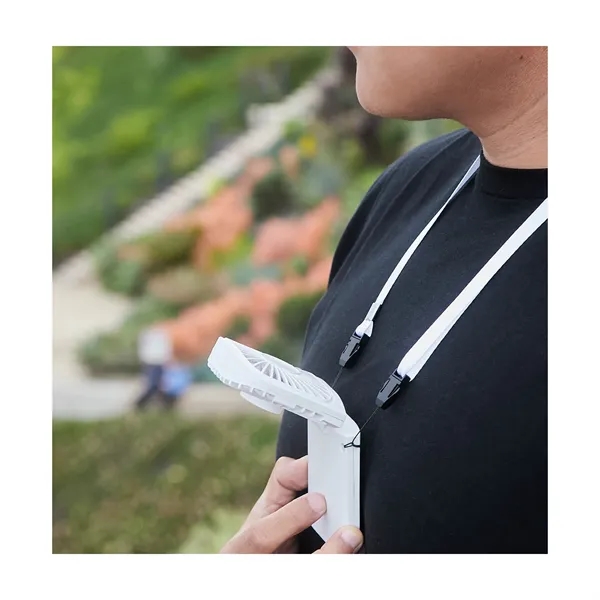 Breezy Rechargeable Multi-Use Hand Fan... from ASI 67866 Logomark/Valumark