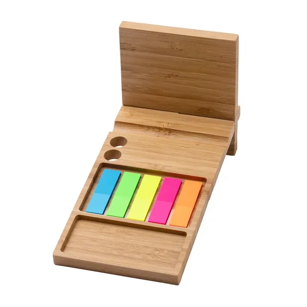 Forest Bamboo Desk Organizer... from ASI 67866 Logomark/Valumark