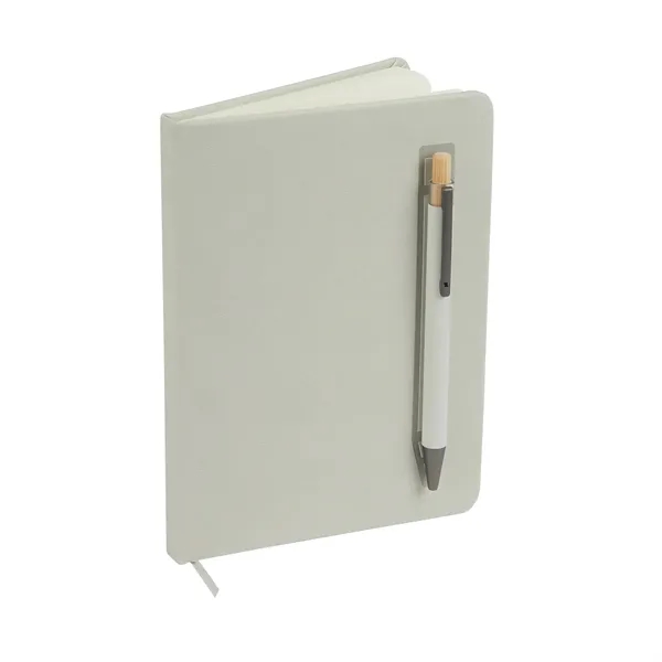 Manhattan II Gift Set w/ Magnetic Journal & Recycled Pen... from ASI 67866 Logomark/Valumark