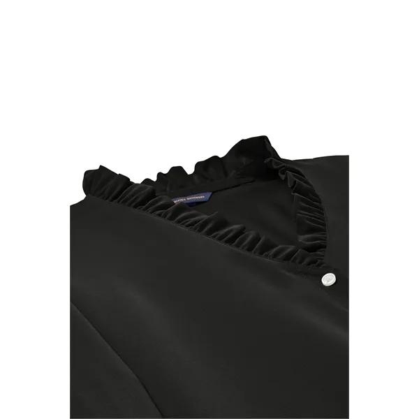 Brooks Brothers Women's Long Sleeve Ruffle Collar Blouse... from ASI 84863 SanMar